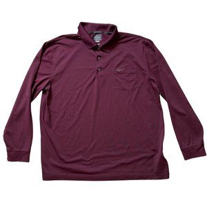 Greg Norman for Tasso Ella Performance Long Sleeve Henley Large